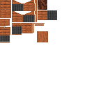 Depósito de grano de acacia: textura de superficie del mod