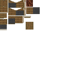 Depósito de grano de abeto: textura de superficie del mod