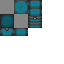Baúl de equipo Cian: textura de superficie del mod