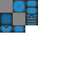 Baúl de equipo Azul claro: textura de superficie del mod