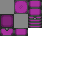 Baúl de equipo Magenta: textura de superficie del mod