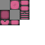 Baúl de equipo Rosa: textura de superficie del mod
