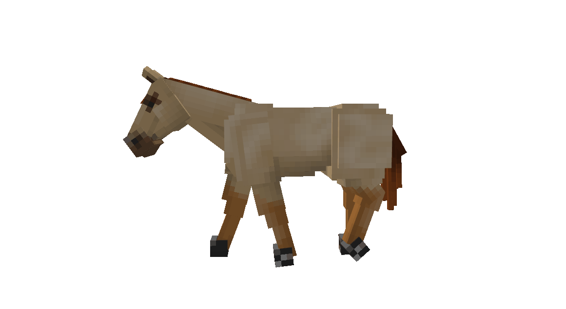 Render animado de Antique, pelaje de SWEM