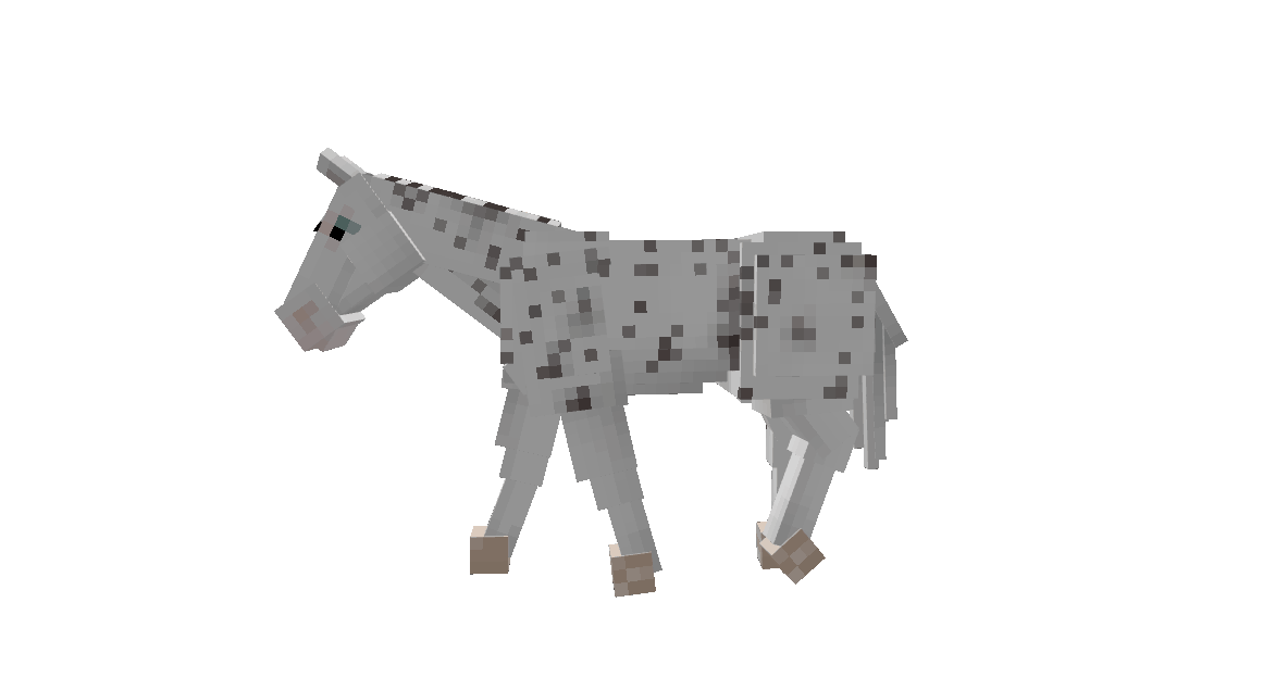 Render animado de Asteria, pelaje de SWEM