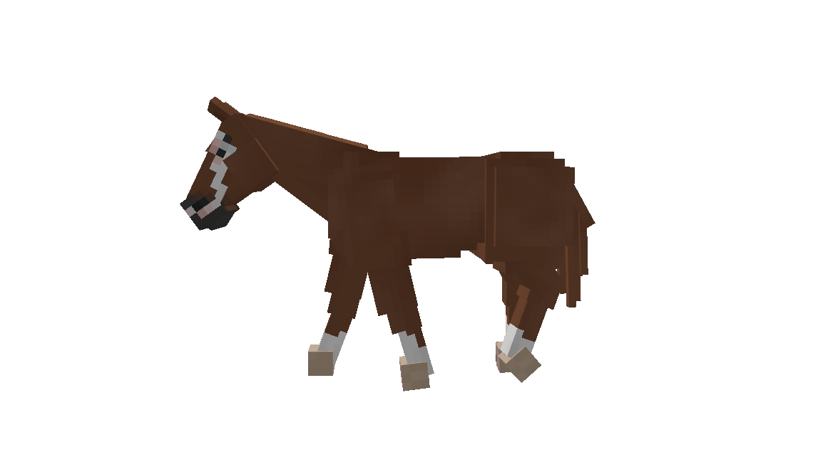 Render animado de Bandit, pelaje de SWEM