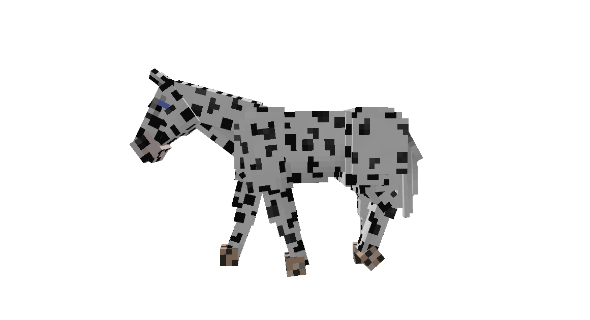 Render animado de Burrito, pelaje de SWEM