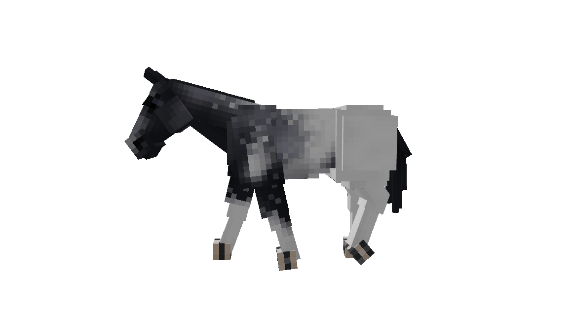 Render animado de Domino, pelaje de SWEM