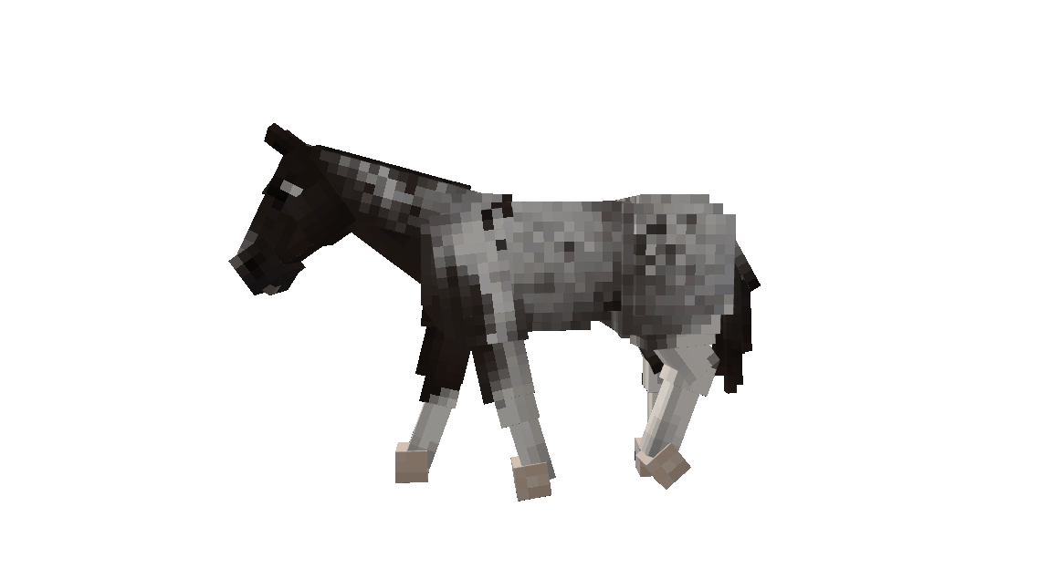 Render animado de El Cazador, pelaje de SWEM