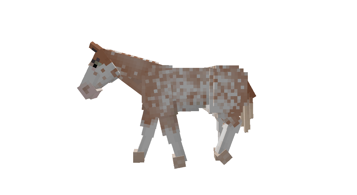 Render animado de Maple, pelaje de SWEM