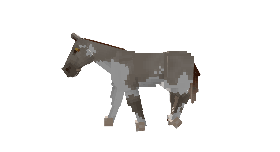 Render animado de No Buckle, pelaje de SWEM
