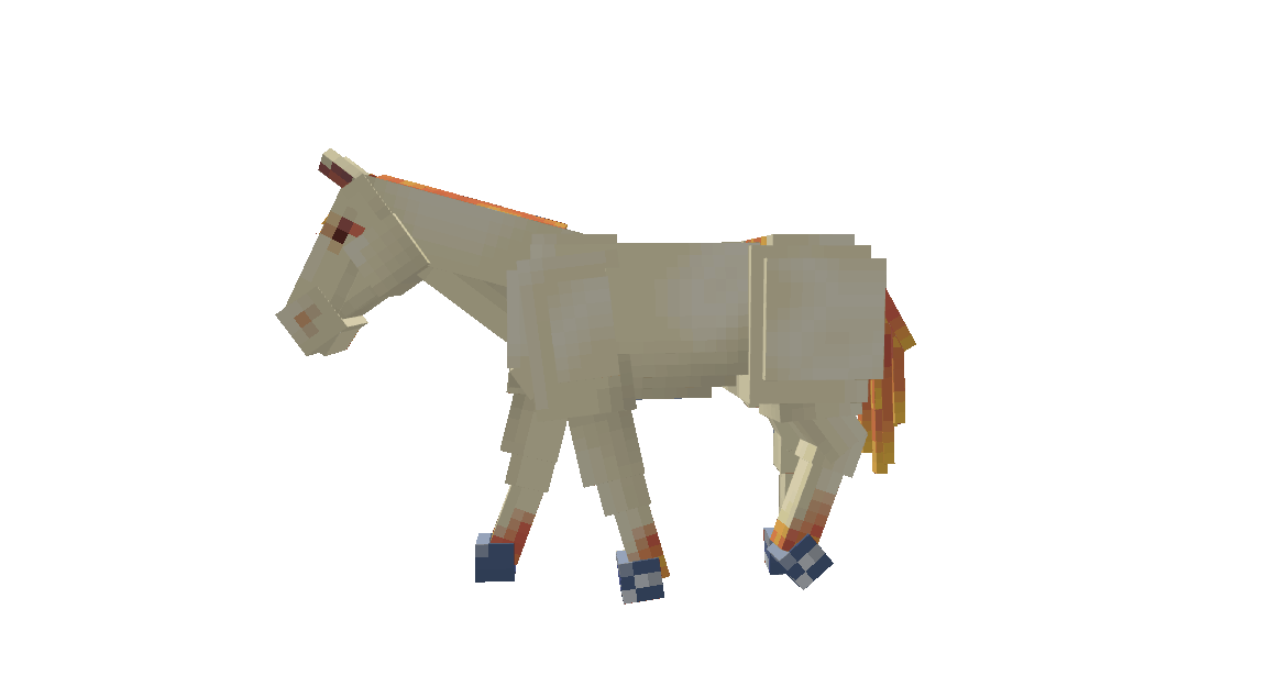 Render animado de Rapidash, pelaje de SWEM