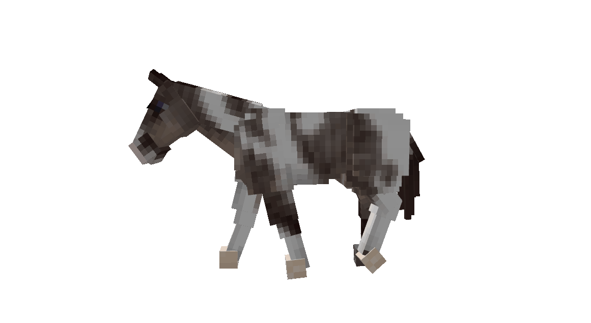 Render animado de Sarine, pelaje de SWEM
